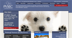 Desktop Screenshot of pittsburghvetspecialists.com