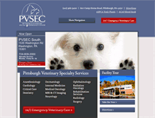 Tablet Screenshot of pittsburghvetspecialists.com